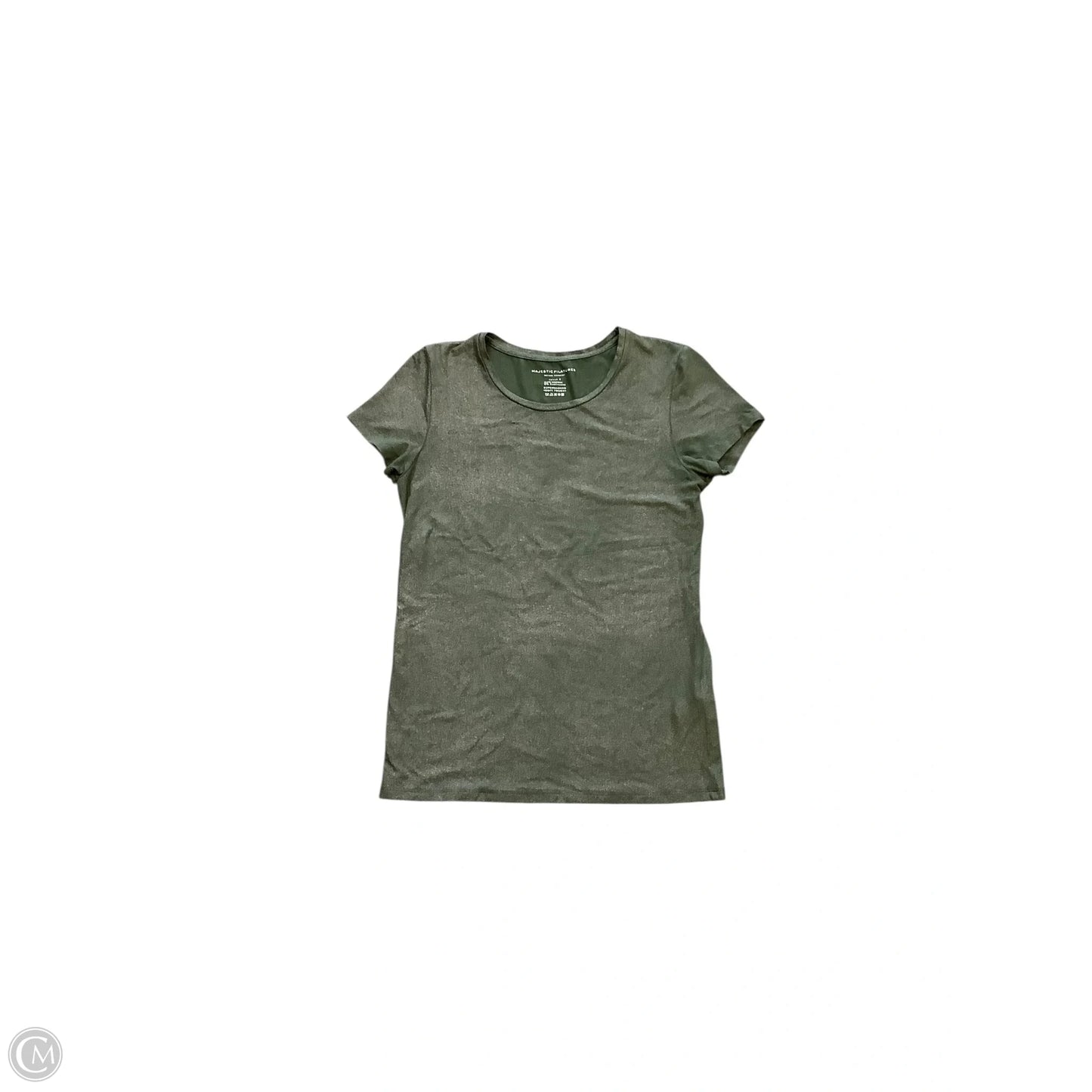 Top Short Sleeve Basic By Majestic Filatures In Green, Size: Xs