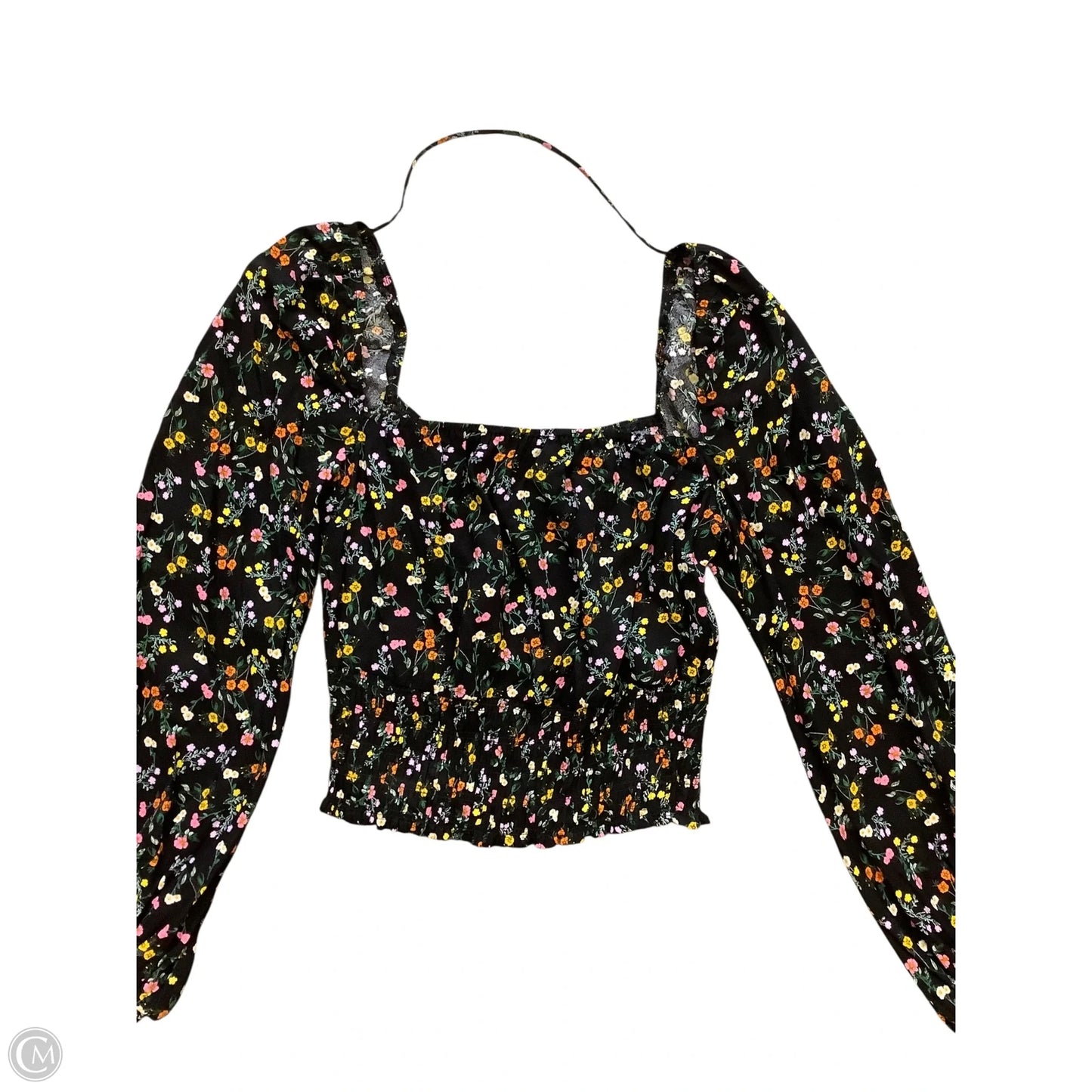 Blouse Long Sleeve By Afrm In Black, Size: S
