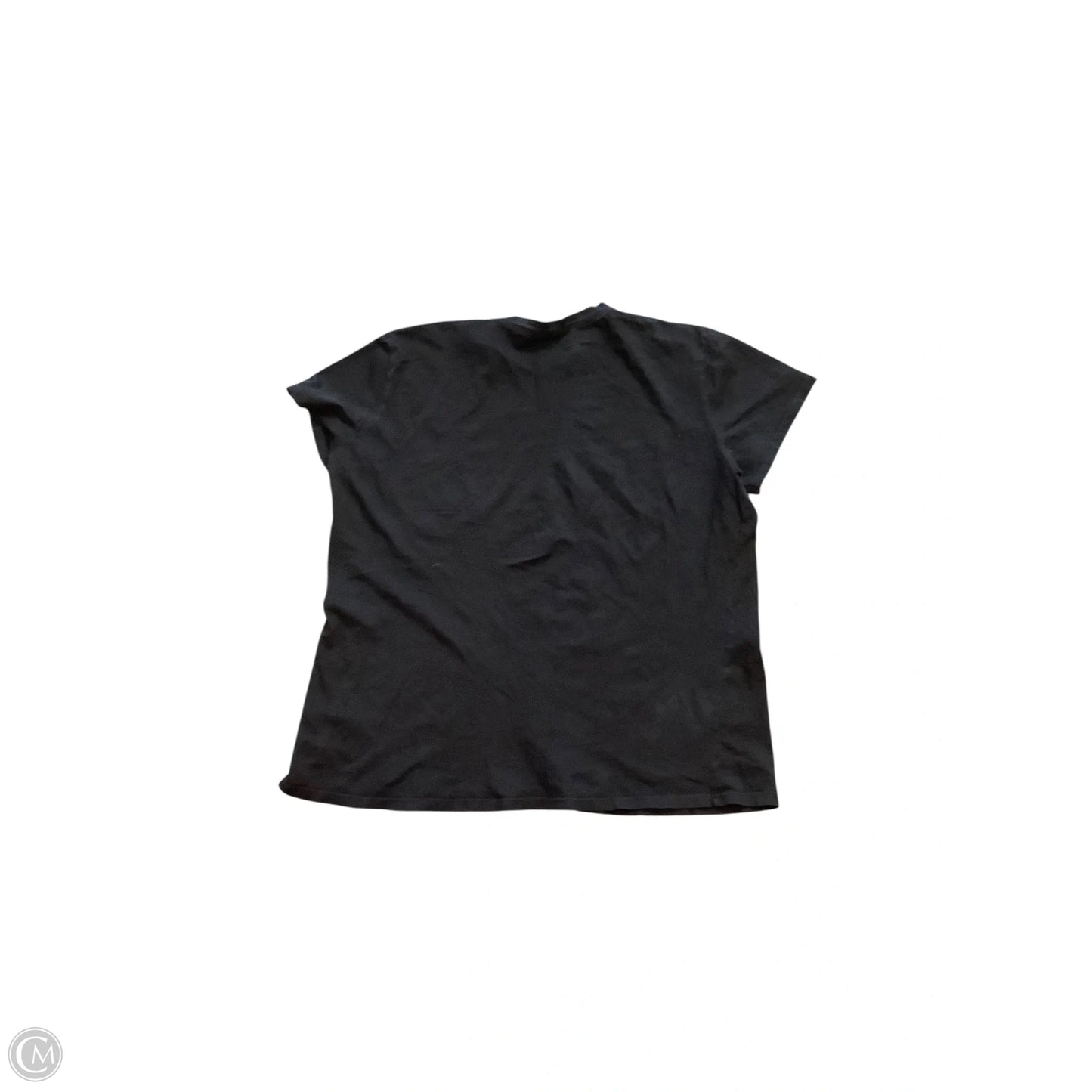 Top Short Sleeve By Mumu In Black, Size: S