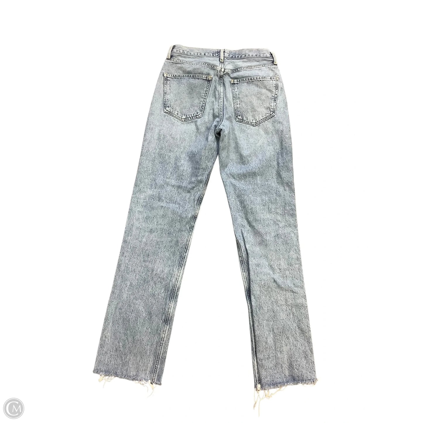 Jeans Straight By Agolde In Blue Denim, Size: 4/26