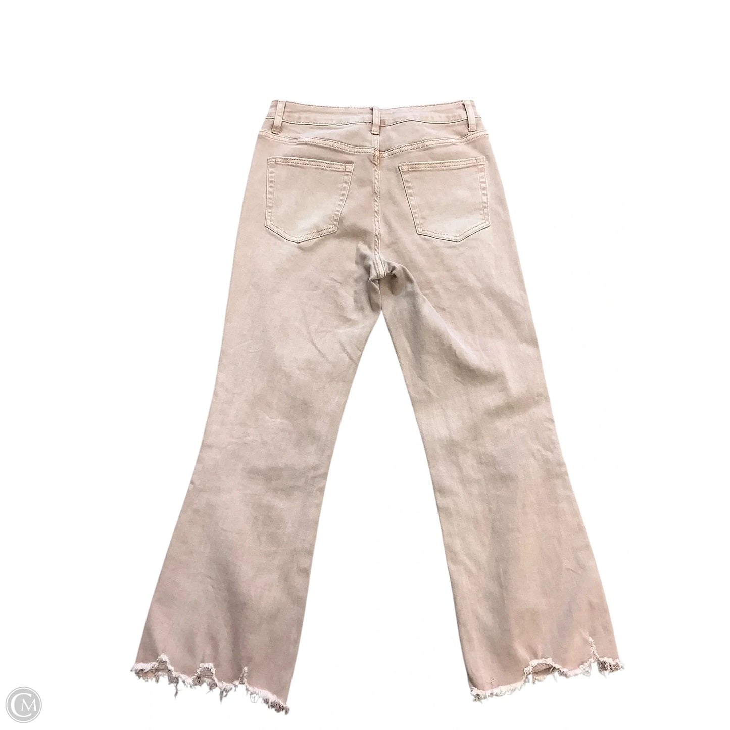 Jeans Wide Leg By Vervet In Pink, Size: 8