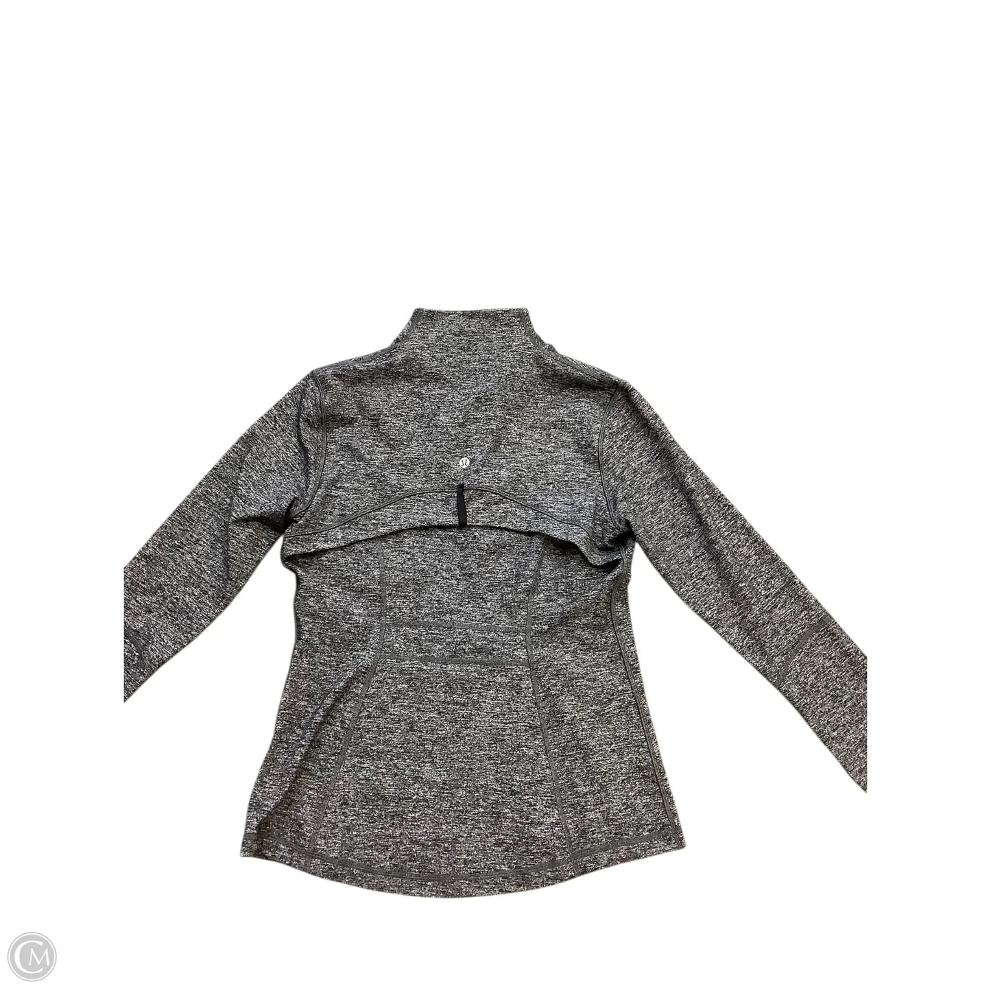 Athletic Jacket By Lululemon In Grey, Size: 12