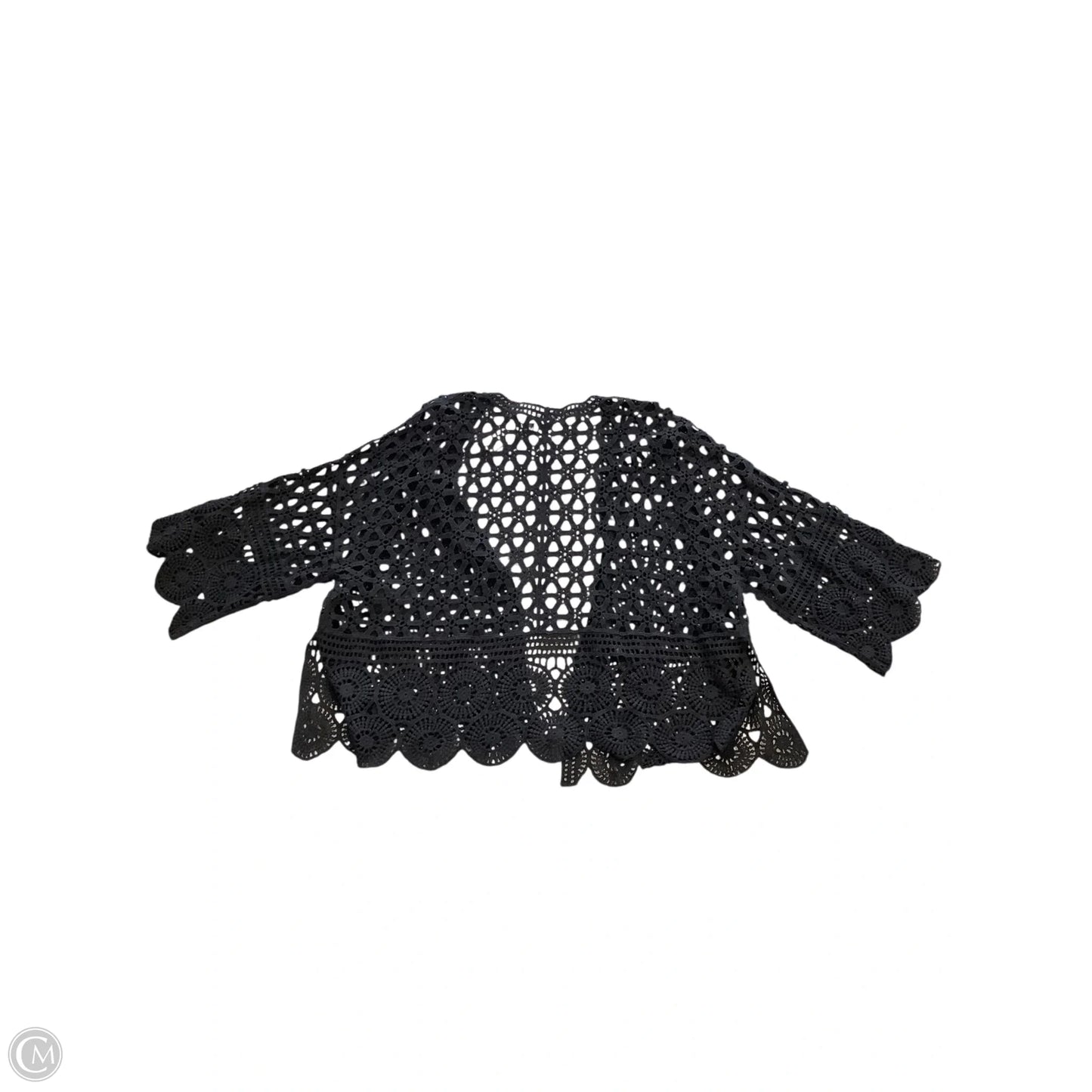 Sweater Cardigan By Chicos In Black, Size: M