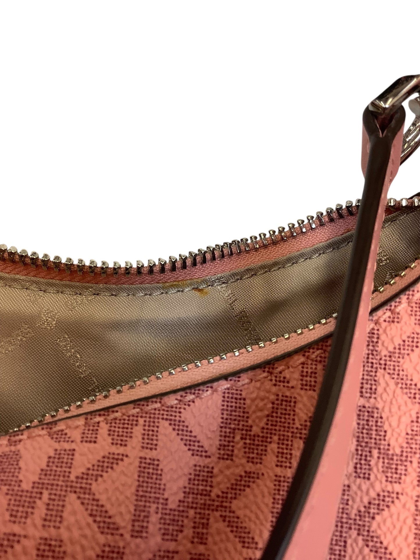 Crossbody Designer By Michael Kors In Pink, Size:Large