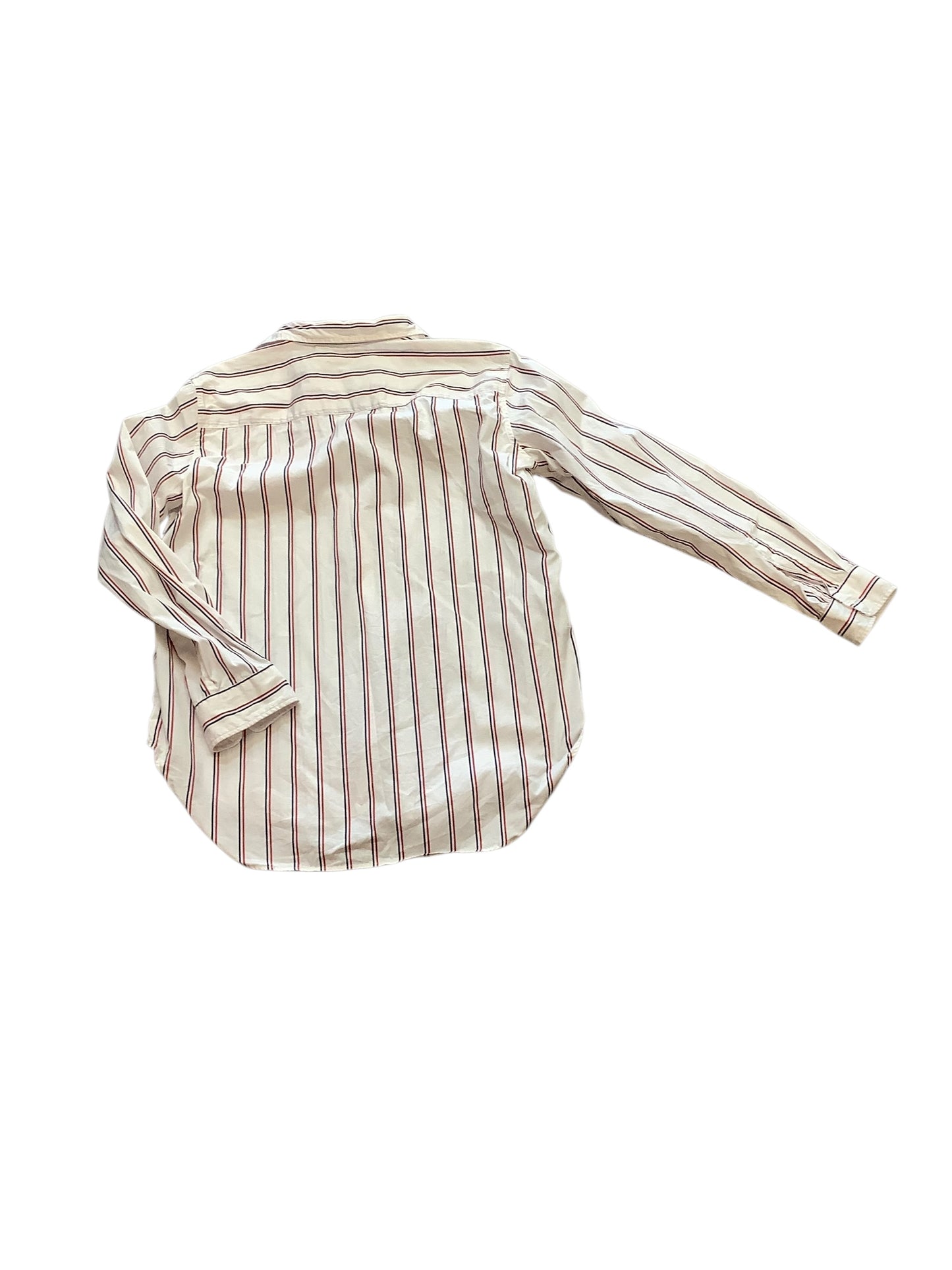 Top Long Sleeve By Frank And Eileen In White, Size: L