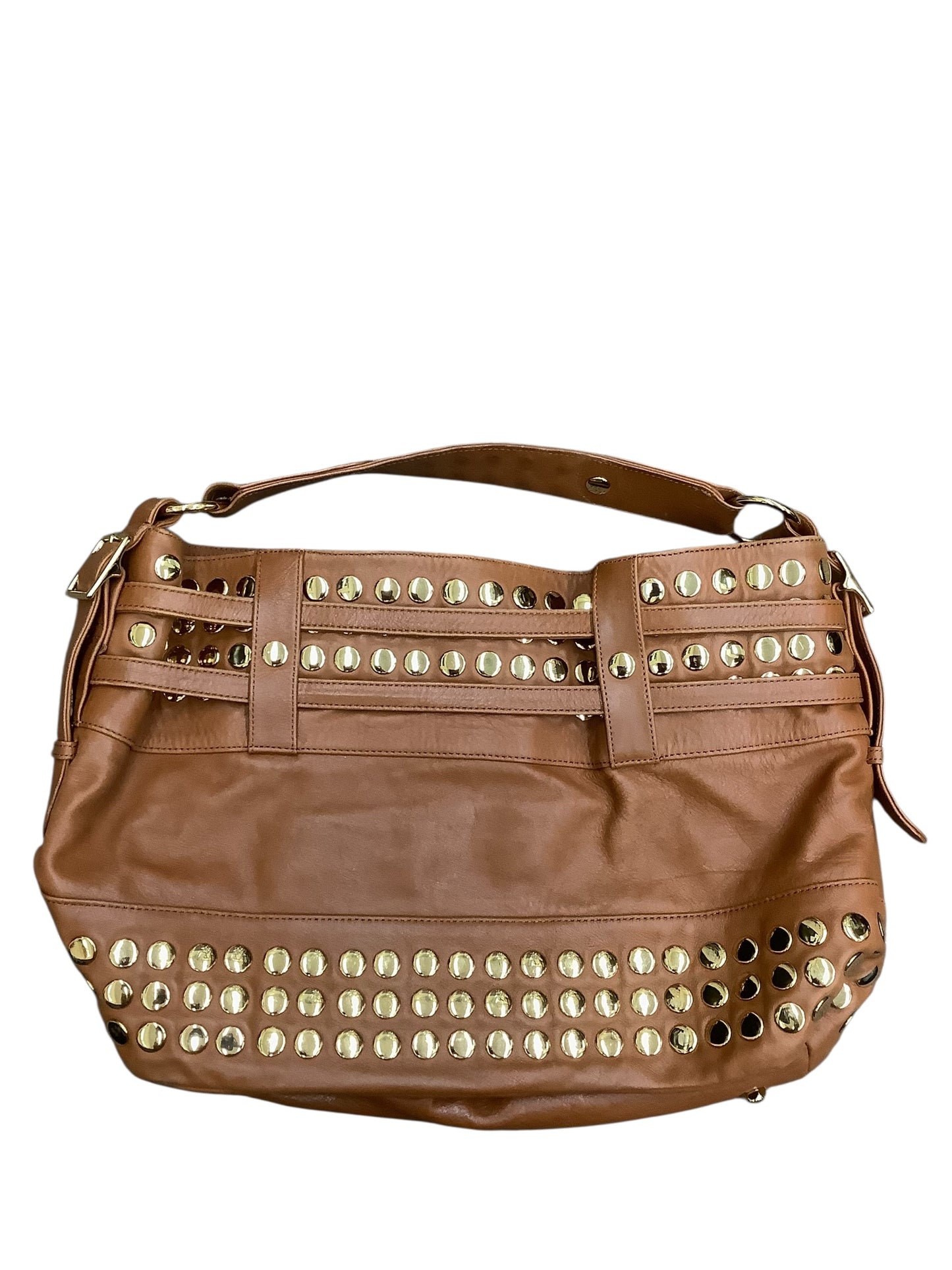 Handbag Designer By Rebecca Minkoff In Brown, Size:Large As is
