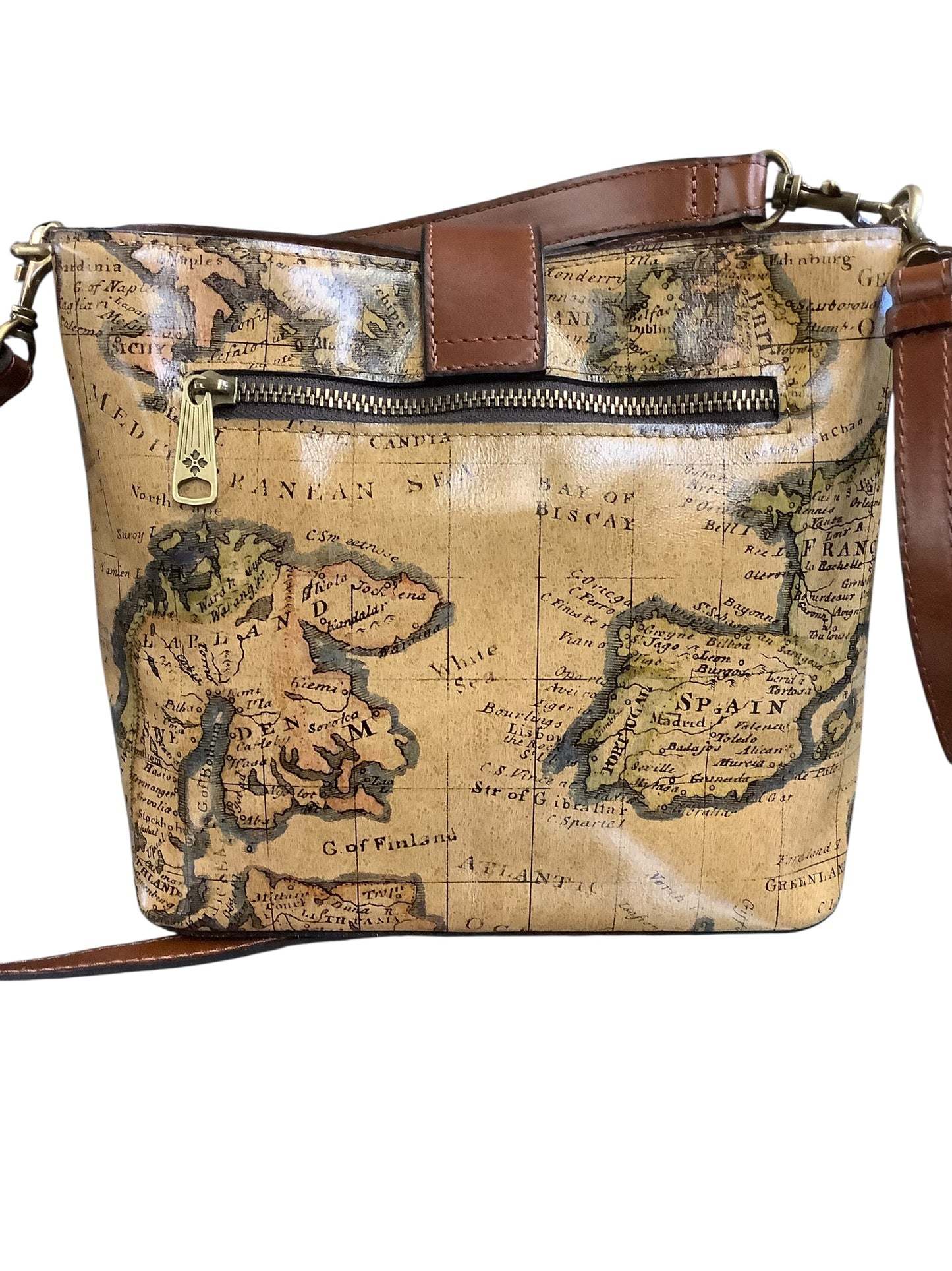 Handbag Designer By Patricia Nash In Brown, Size:Large