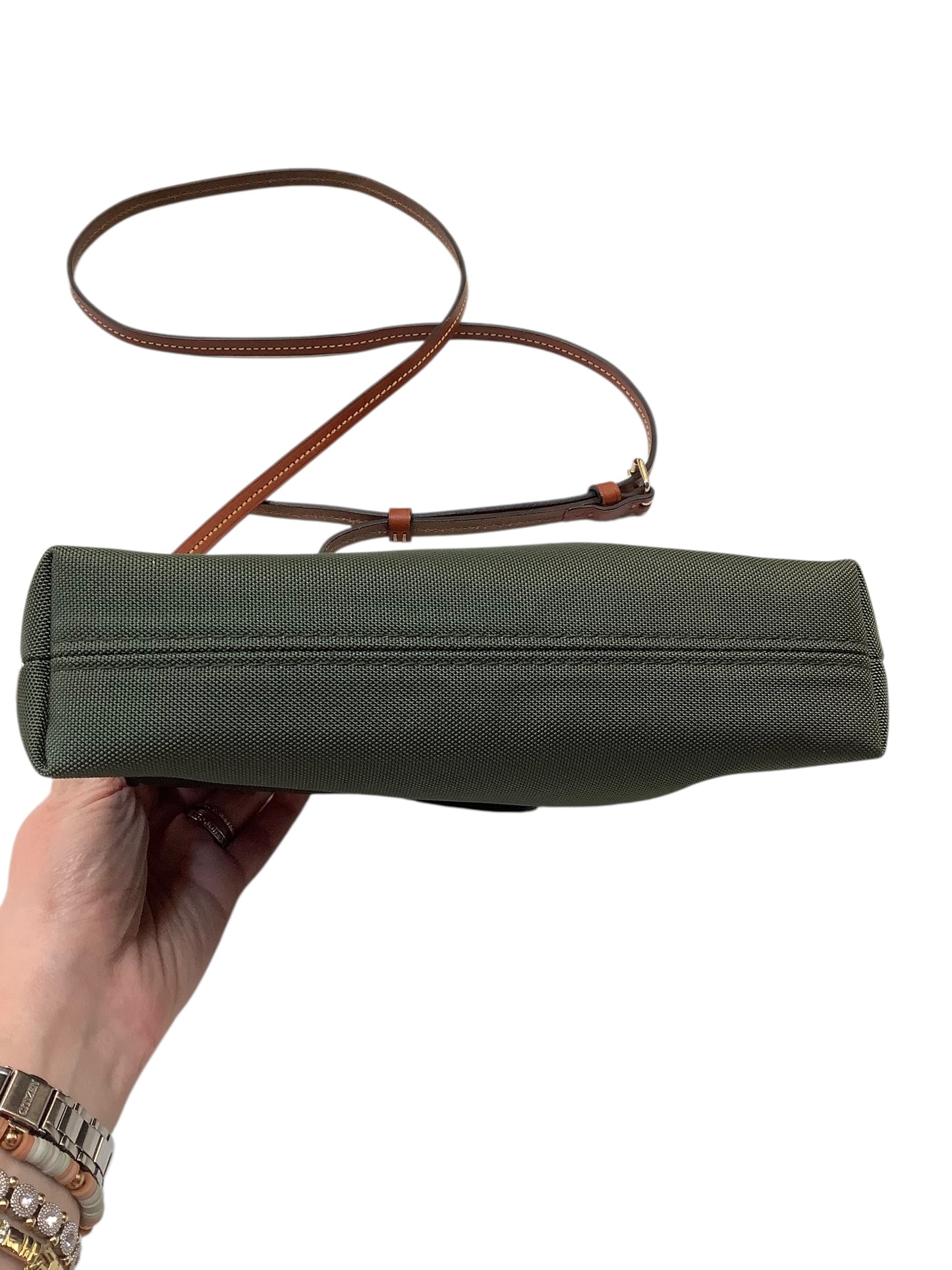Crossbody Designer By Dooney And Bourke In Green, Size:Small