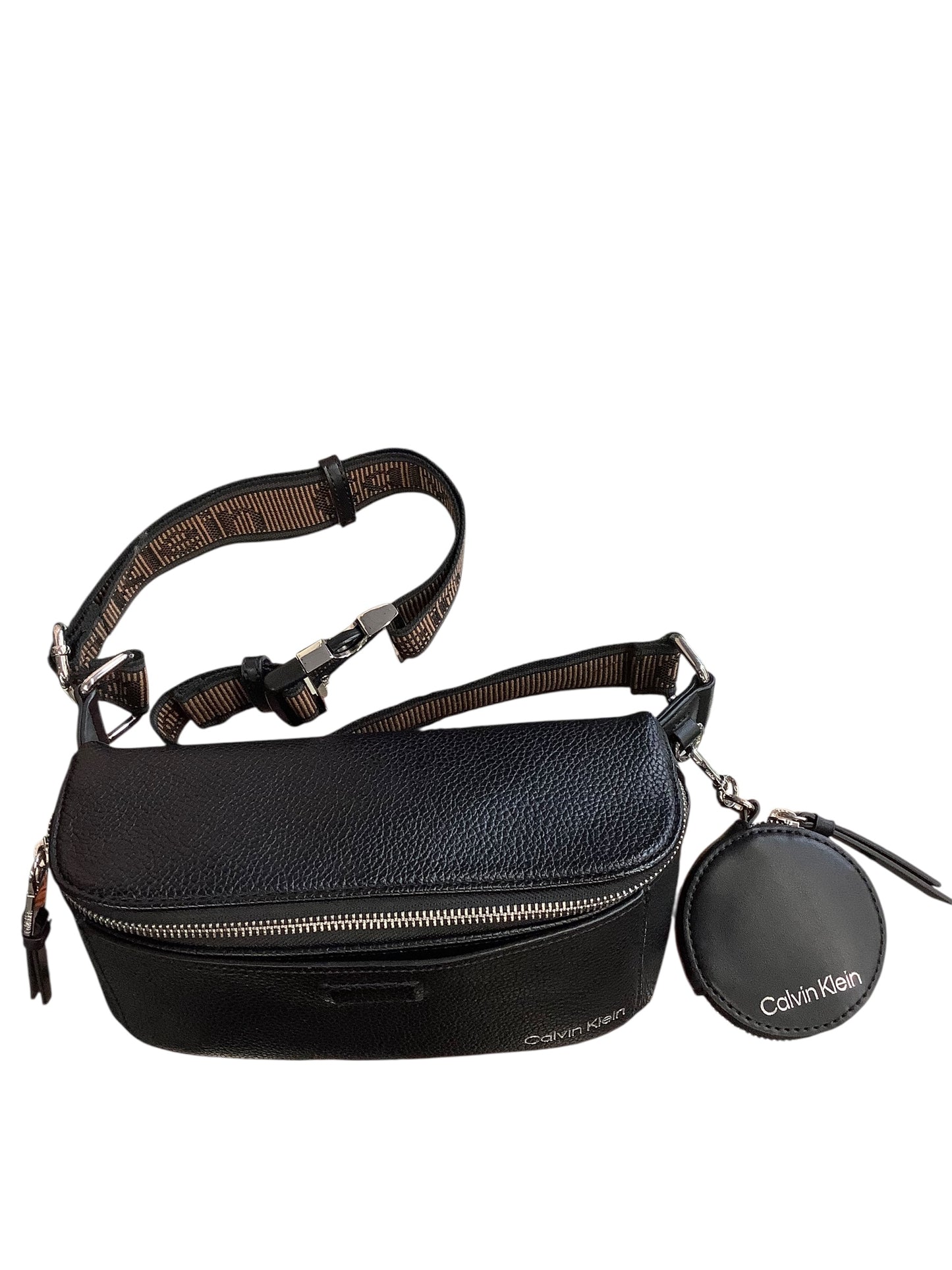 Handbag By Calvin Klein In Black, Size:Medium