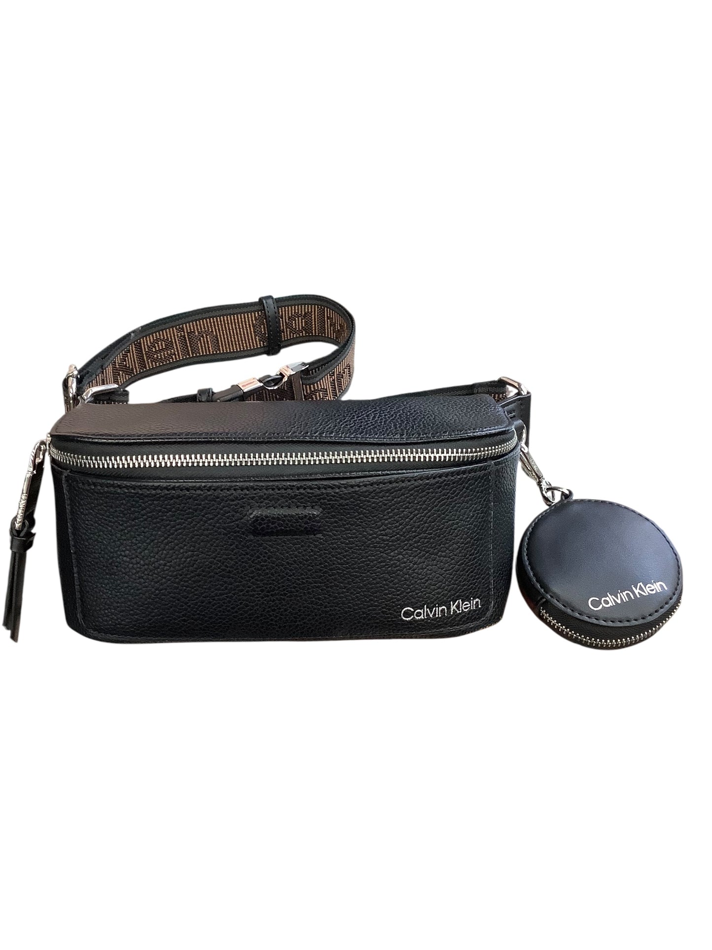 Handbag By Calvin Klein In Black, Size:Medium