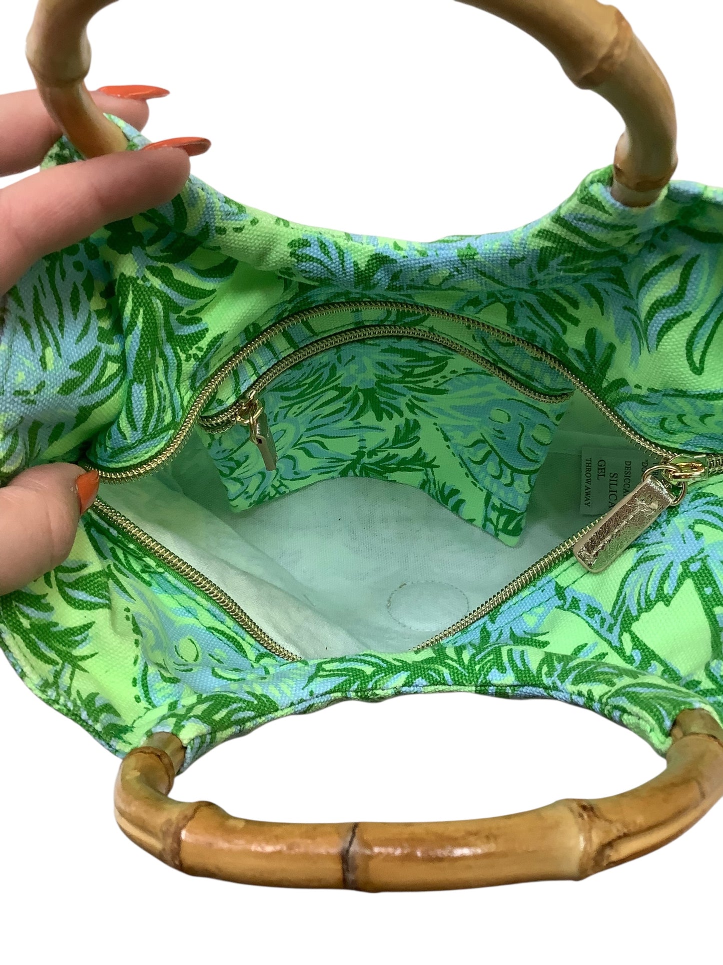 Handbag Designer By Lilly Pulitzer In Green, Size:Small