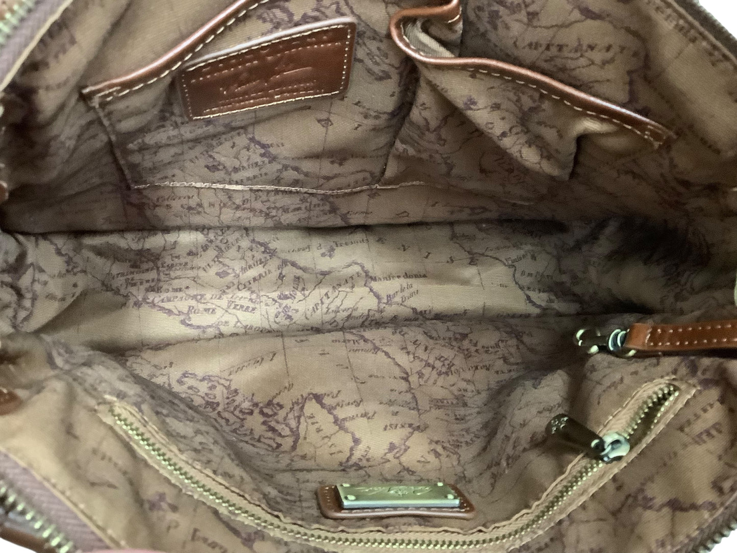 Handbag Designer By Patricia Nash In Brown, Size:Medium As is