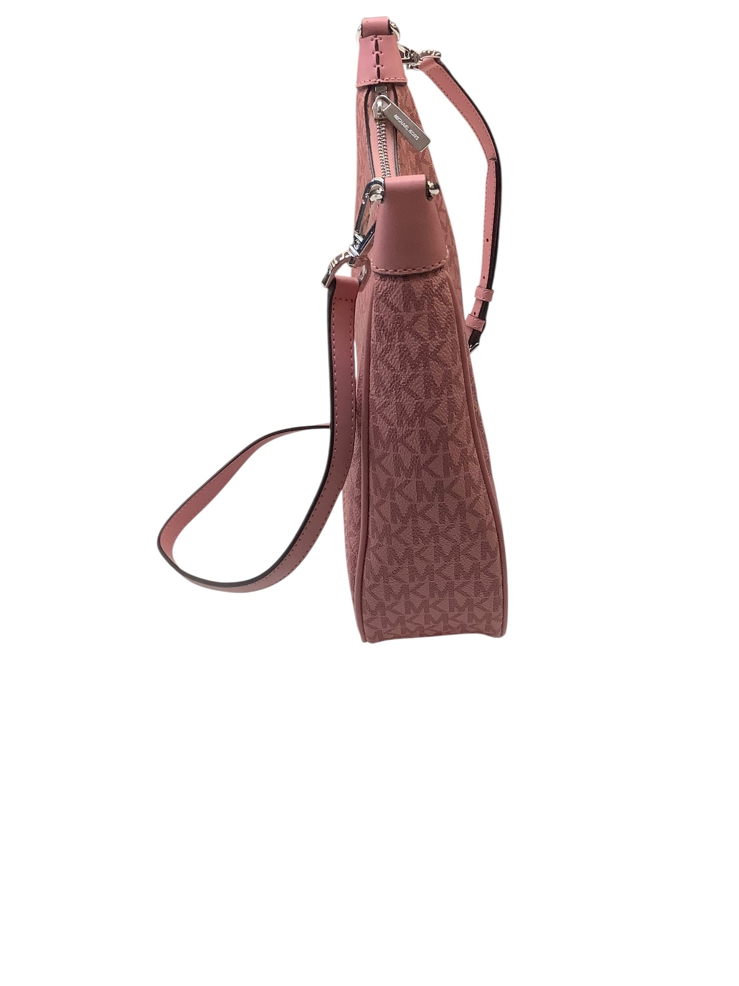 Crossbody Designer By Michael Kors In Pink, Size:Large