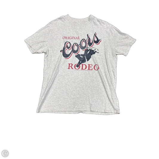 Top Short Sleeve Basic By Abercrombie And Fitch In Grey, Size: M