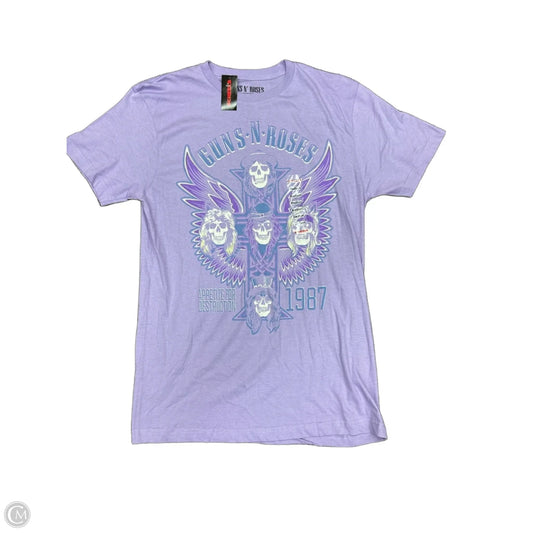 Top Short Sleeve Basic By Clothes Mentor In Purple, Size: M