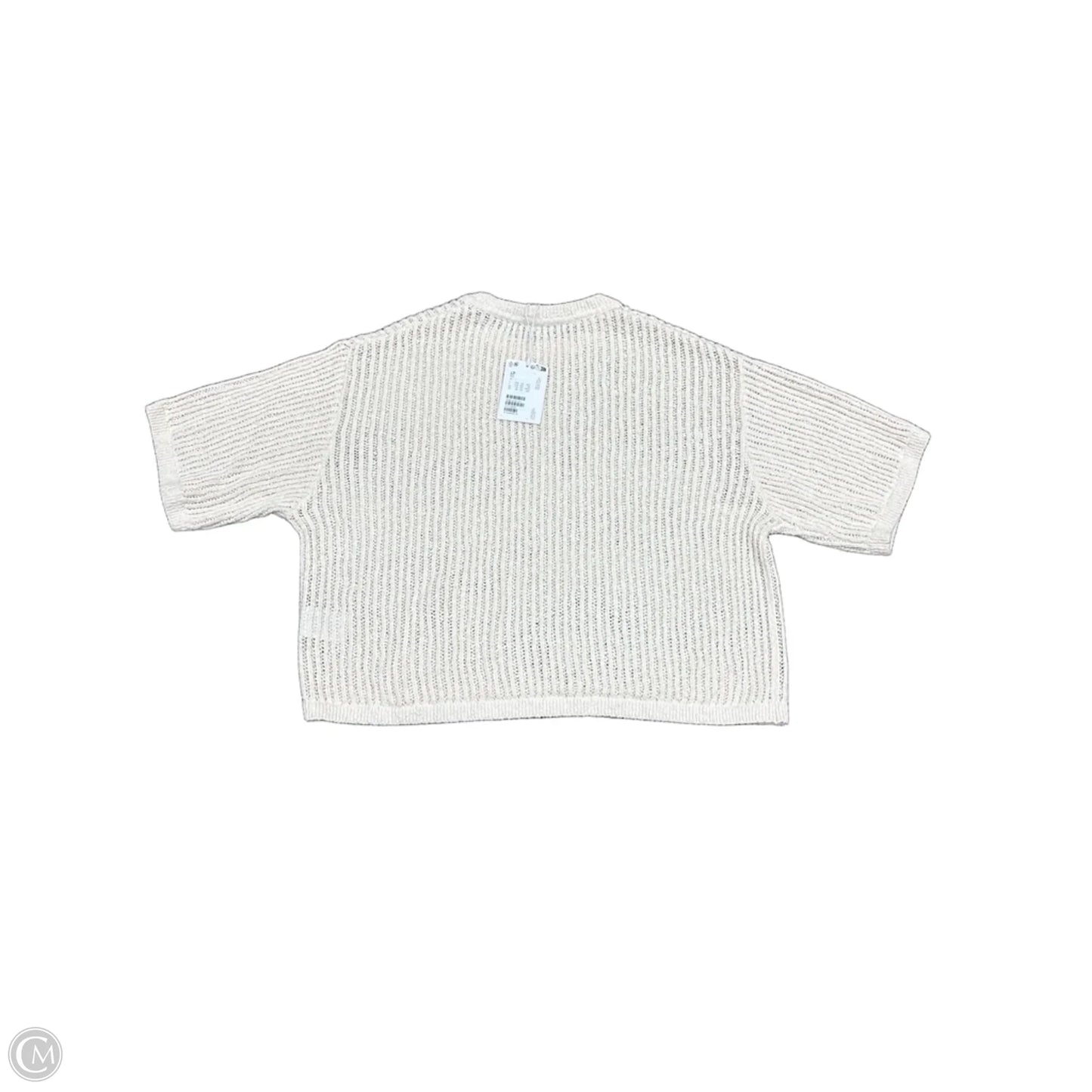Sweater By Clothes Mentor In Cream, Size: L