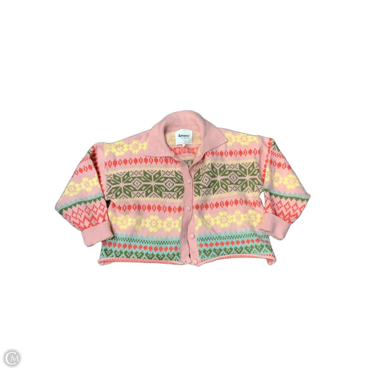 Sweater Cardigan By &merci In Pink, Size: M