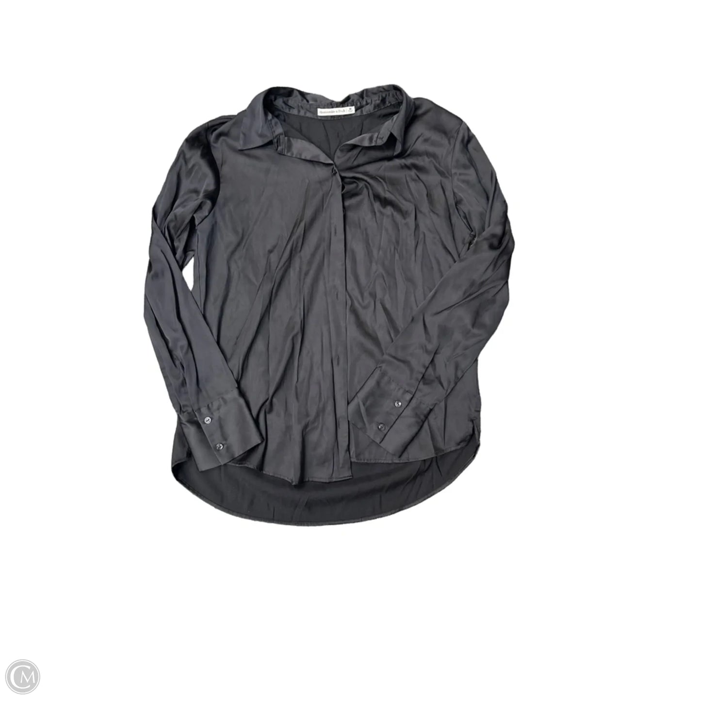 Top Long Sleeve By Abercrombie And Fitch In Black, Size: M