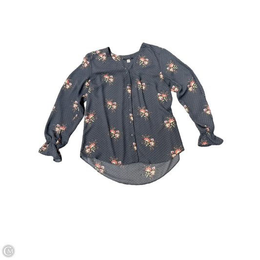 Top Long Sleeve By Tahari In Multi-colored, Size: M