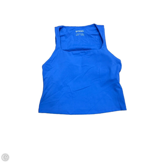 Athletic Bra By Spanx In Blue, Size: L