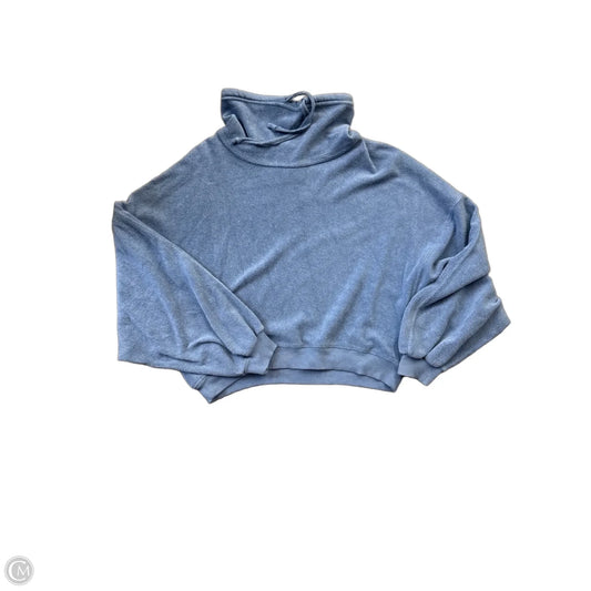 Sweatshirt Crewneck By Free People In Blue, Size: L