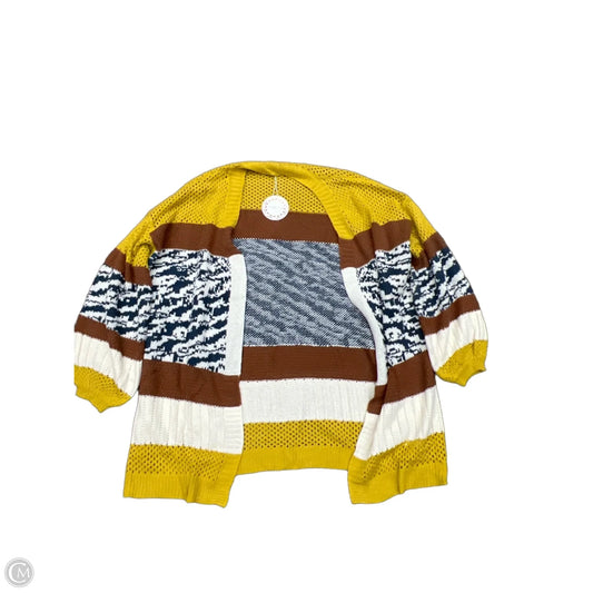 Sweater Cardigan By Umgee In Multi-colored, Size: 1x