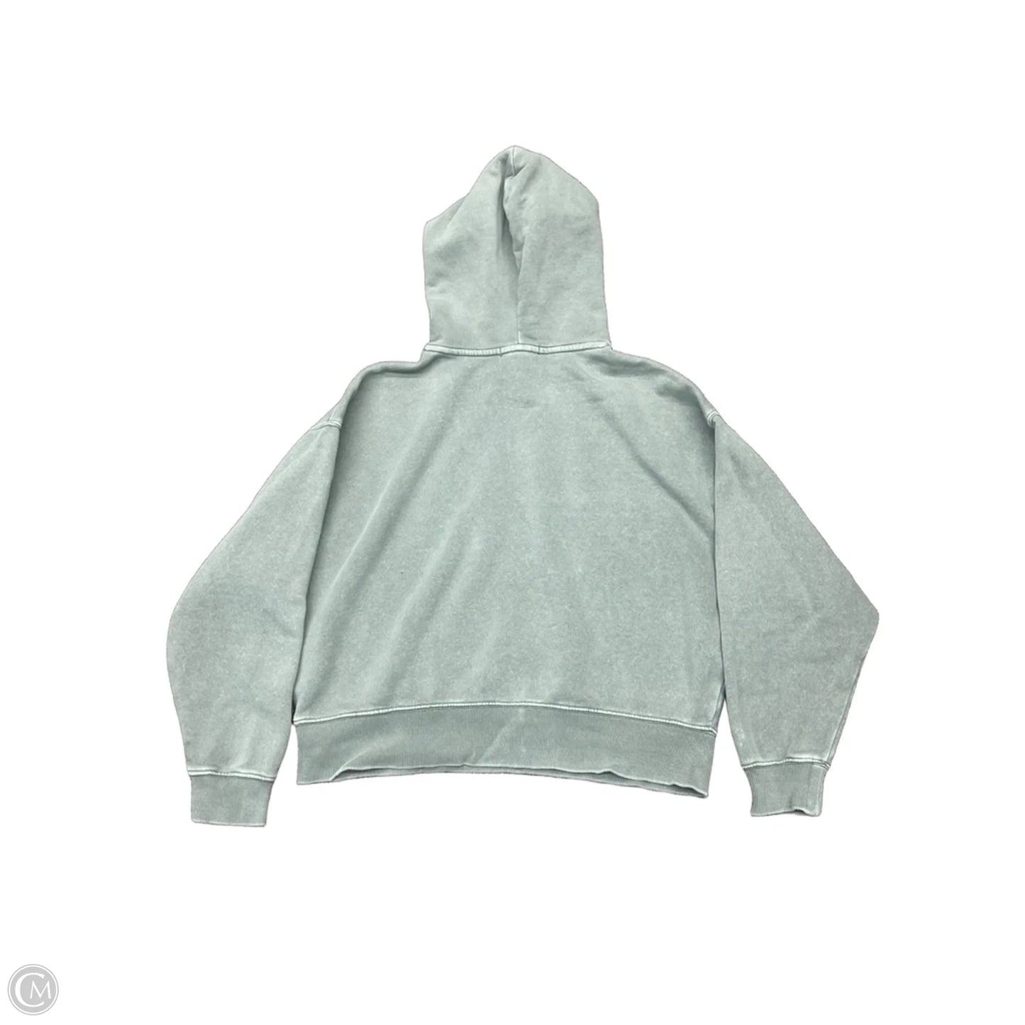 Sweatshirt Hoodie By Clothes Mentor In Green, Size: M