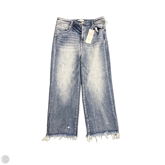 Jeans Wide Leg By Risen In Blue, Size: 2x