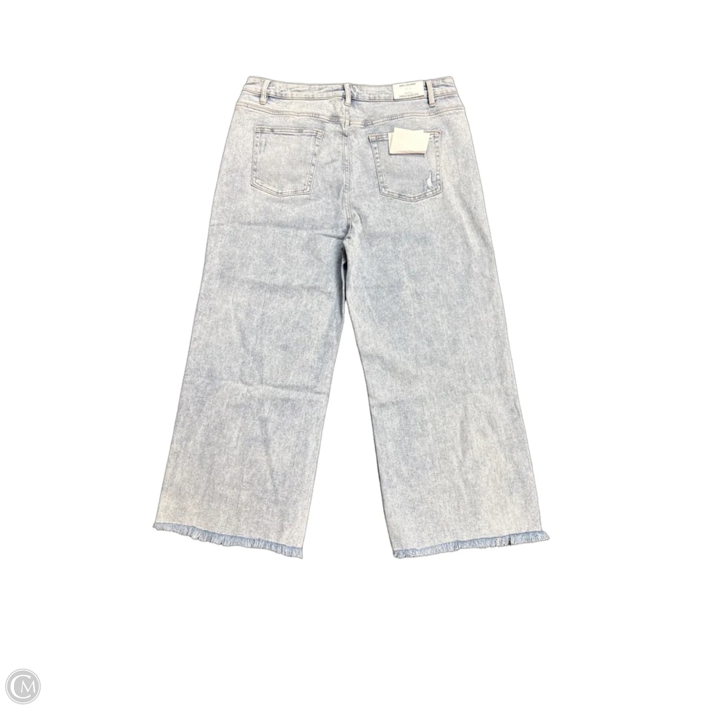 Jeans Straight By Micas In Blue, Size: 16