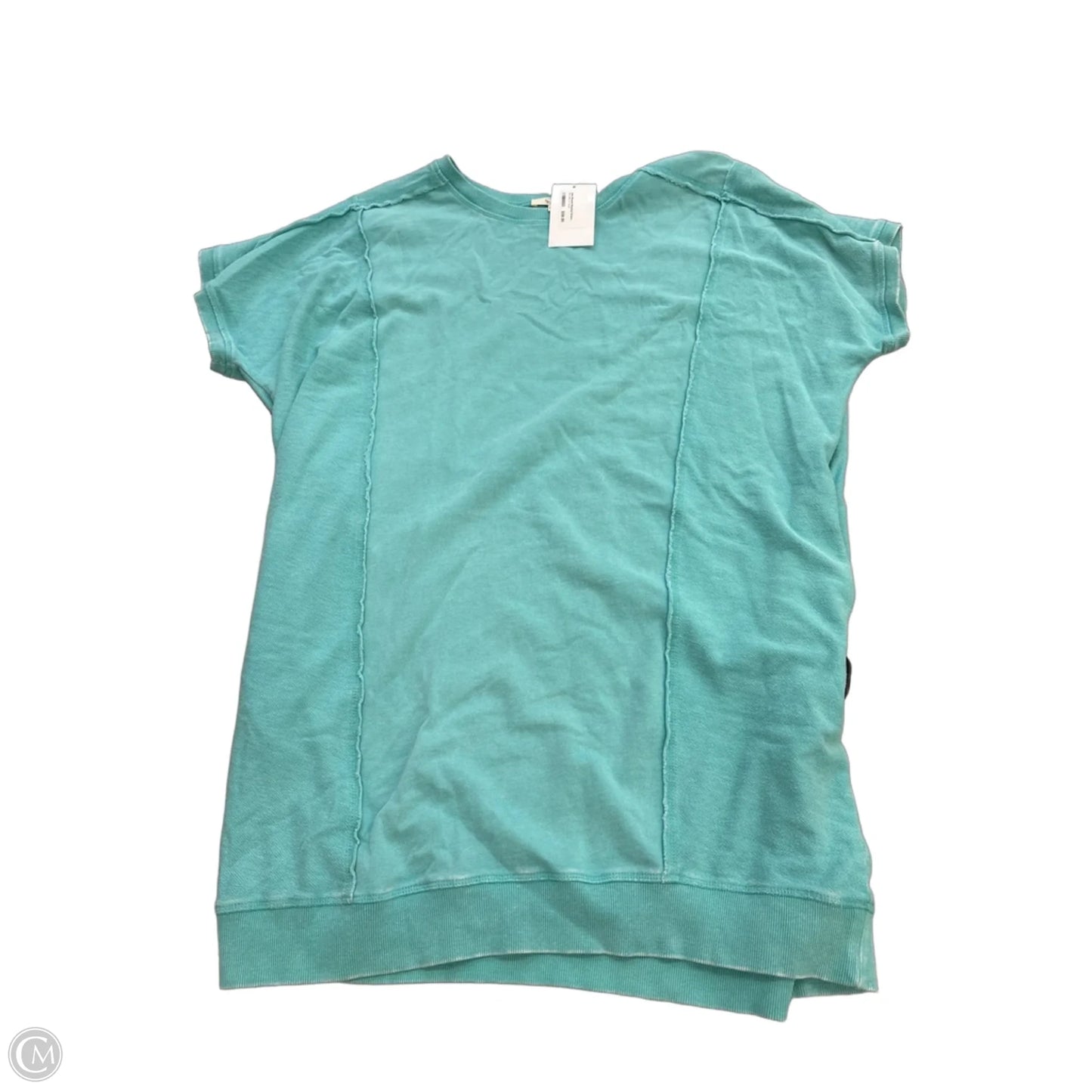 Top Short Sleeve By Easel In Blue, Size: S