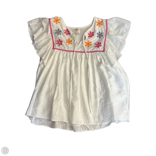 Top Short Sleeve By Hayden La In White, Size: 2x