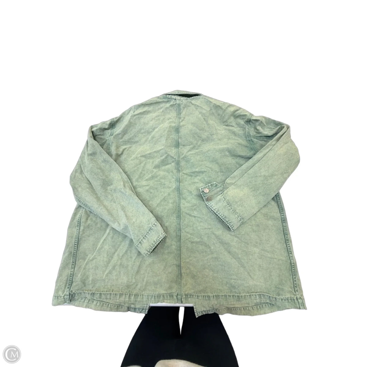 Jacket Denim By Bdg In Green, Size: L