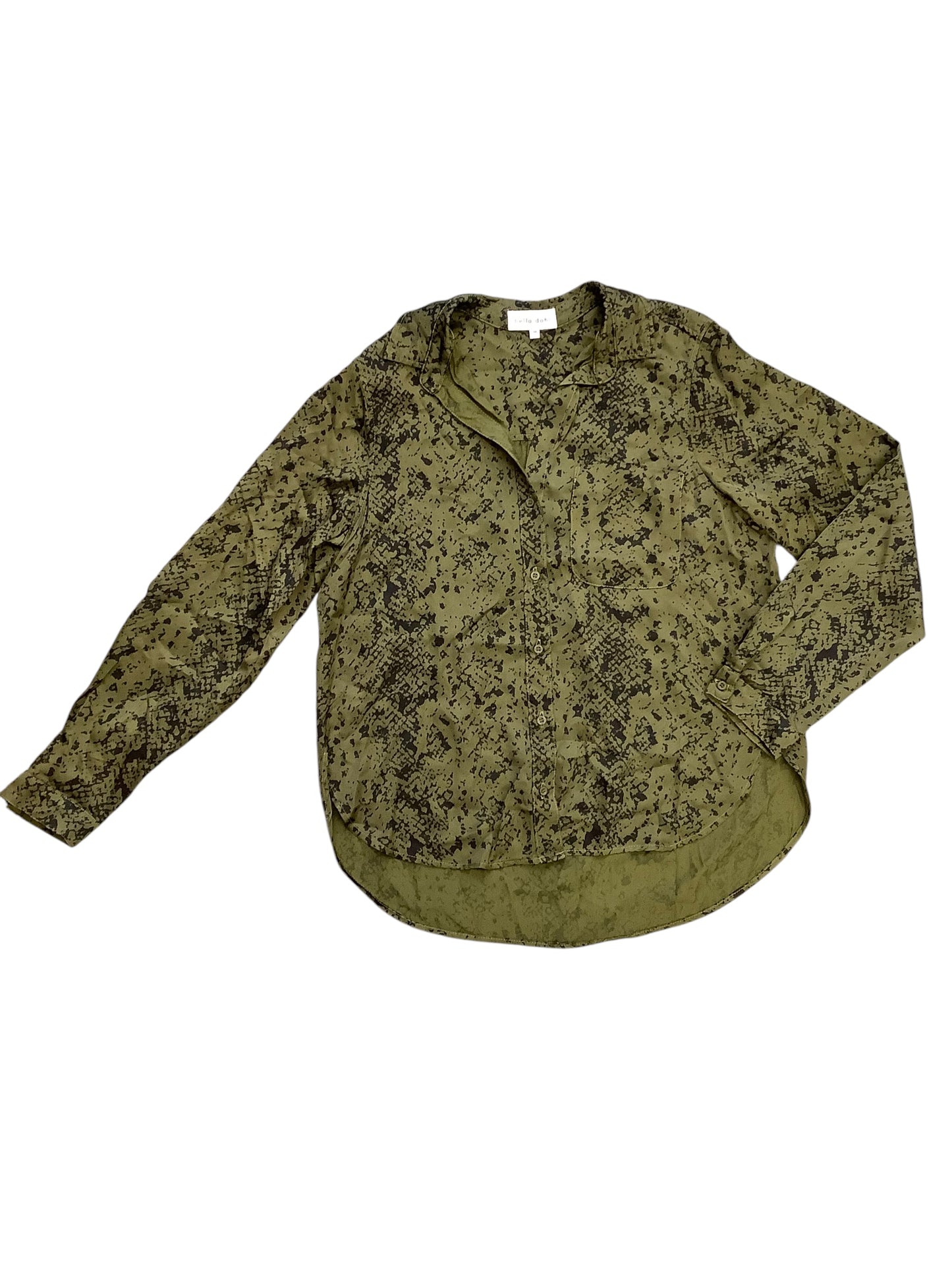 Top Long Sleeve By Bella Dahl In Green, Size: M