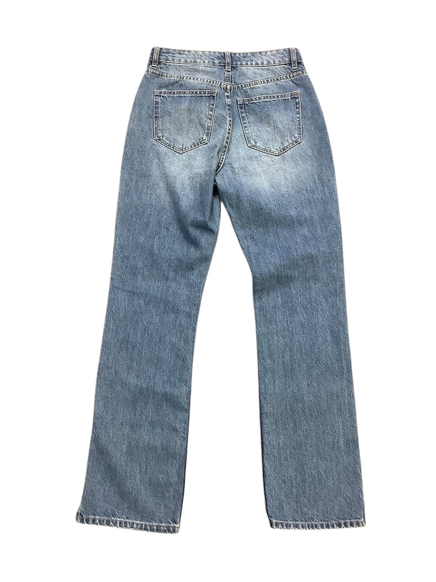 Jeans Straight By H&m In Blue, Size: 6