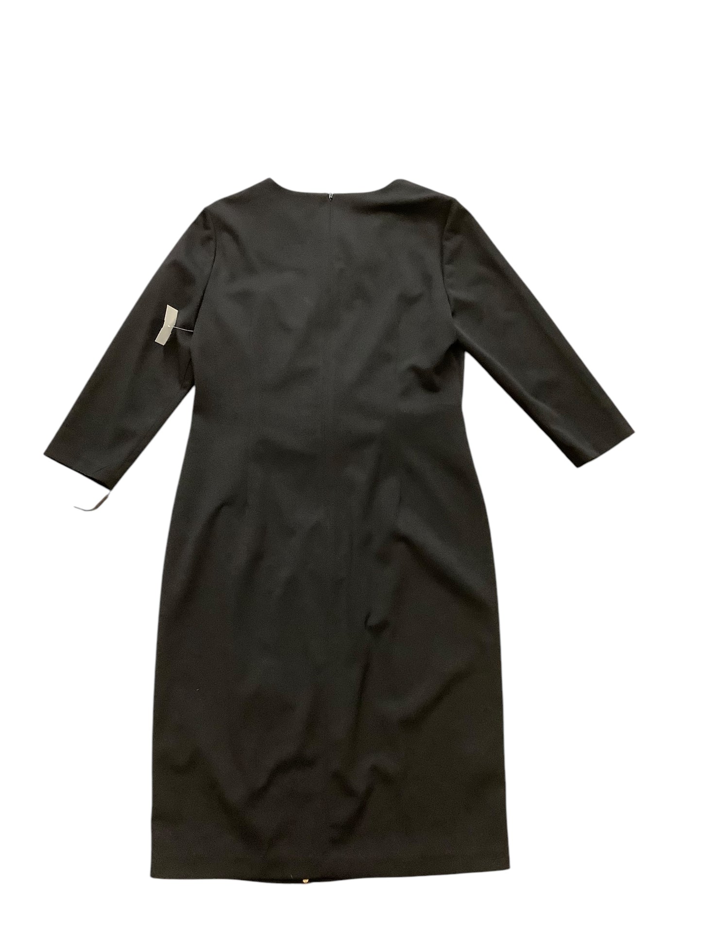 Dress Party Midi By Calvin Klein In Black, Size: 14