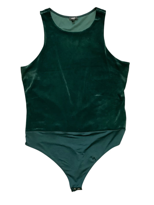 Bodysuit By Express In Green, Size: L