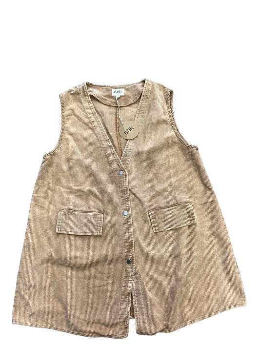 Vest Other By Bibi In Tan, Size: L