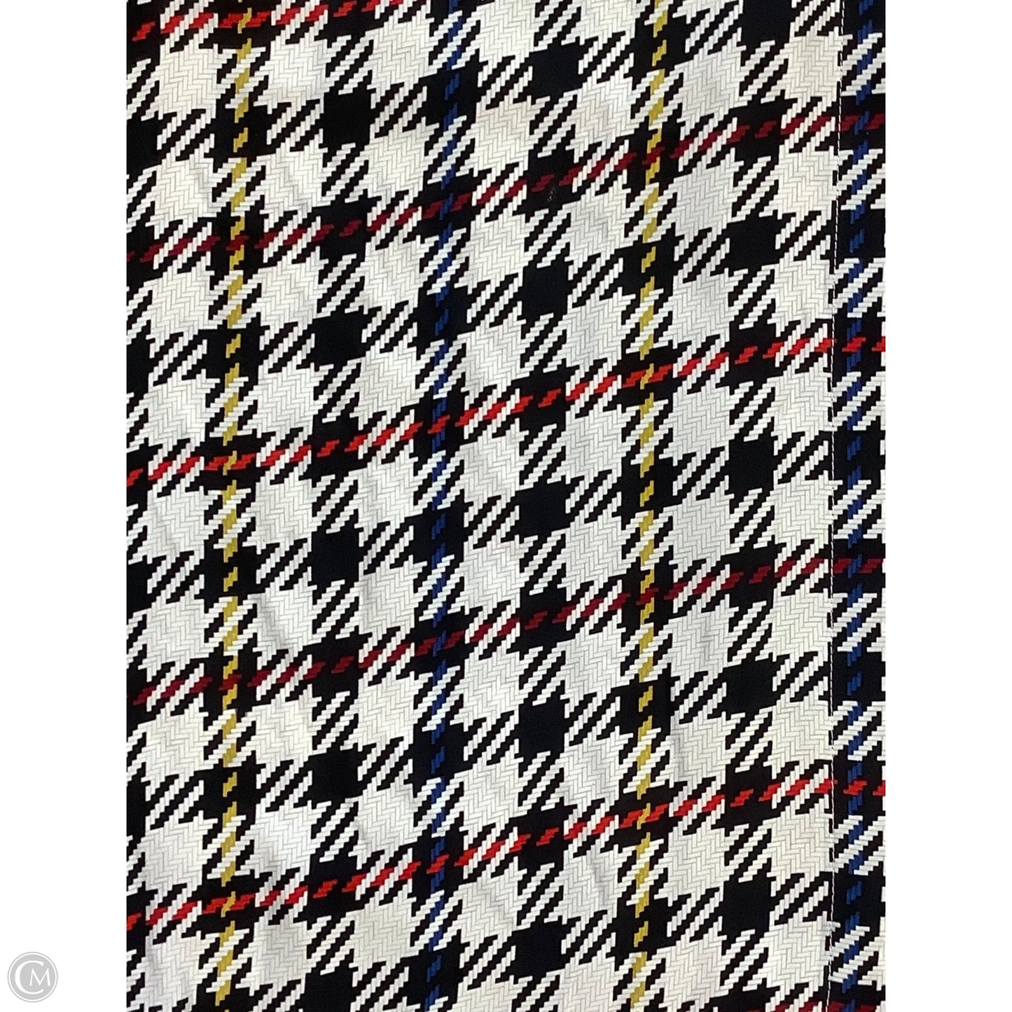 Blouse Long Sleeve By Equipment In Checkered Pattern, Size: S