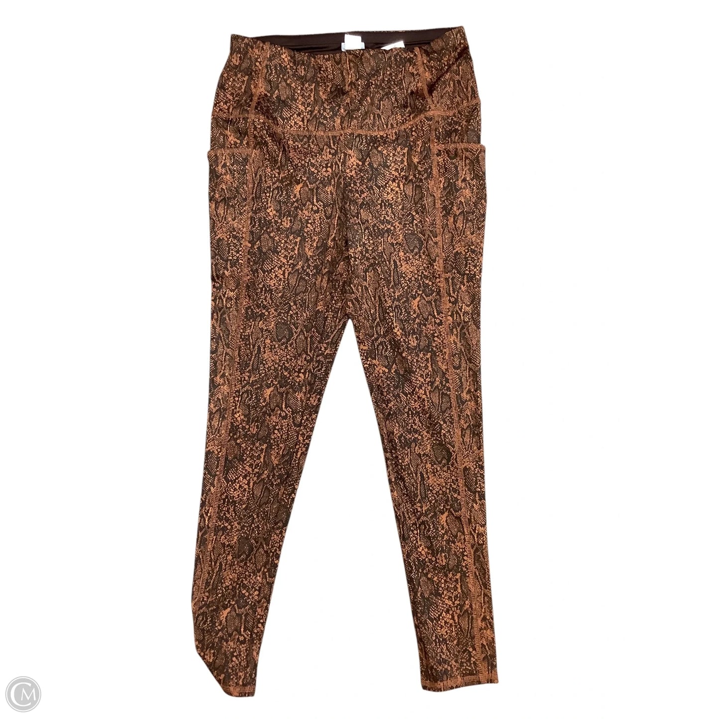Athletic Leggings By Zenergy By Chicos In Multi-colored, Size: M