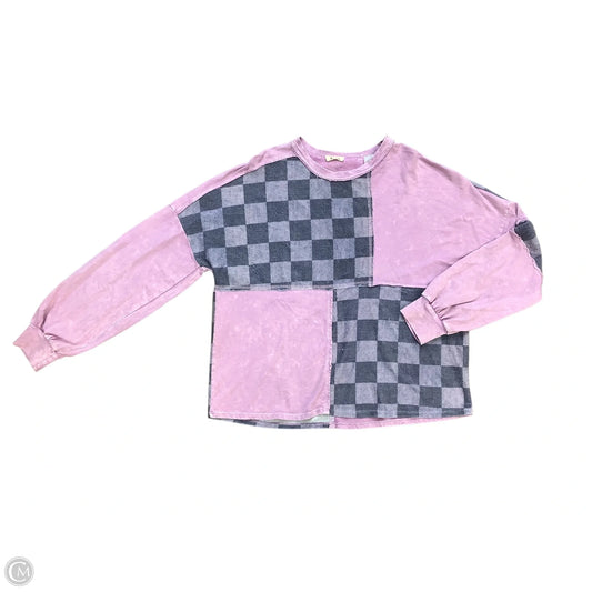 Top Long Sleeve By Clothes Mentor In Purple, Size: M