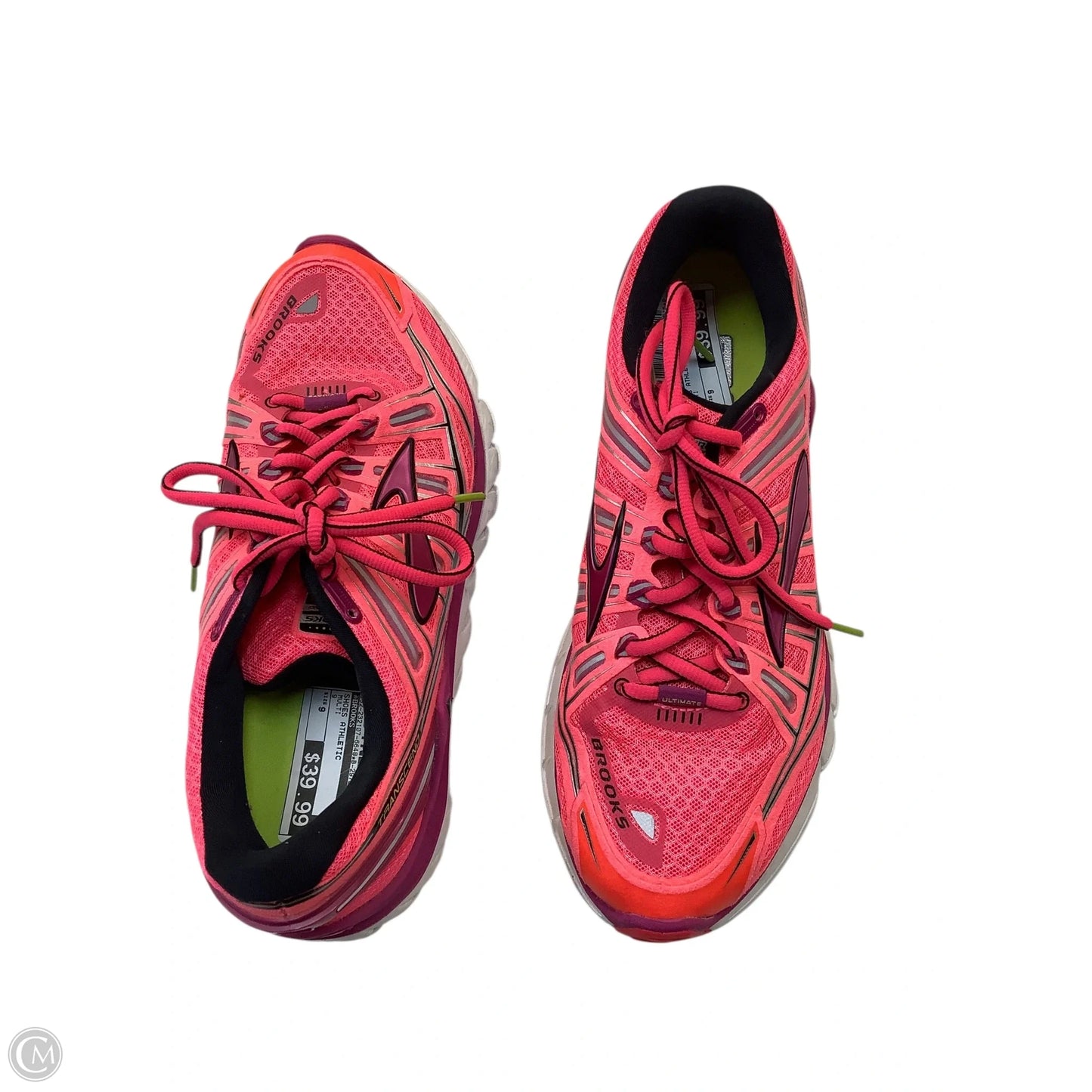 Shoes Athletic By Brooks In Multi-colored, Size: 9