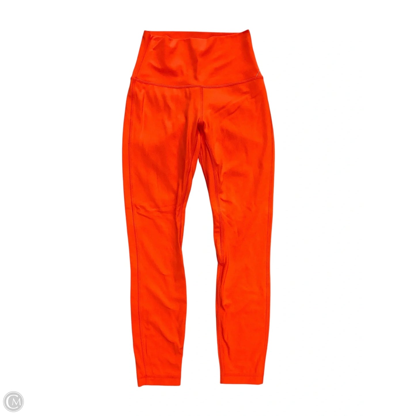 Athletic Leggings By Lululemon In Orange, Size: 4