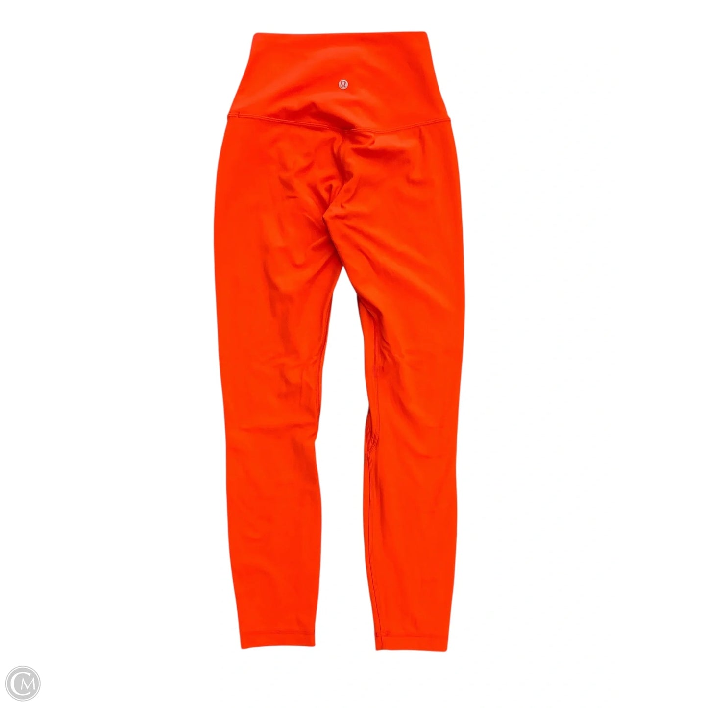 Athletic Leggings By Lululemon In Orange, Size: 4