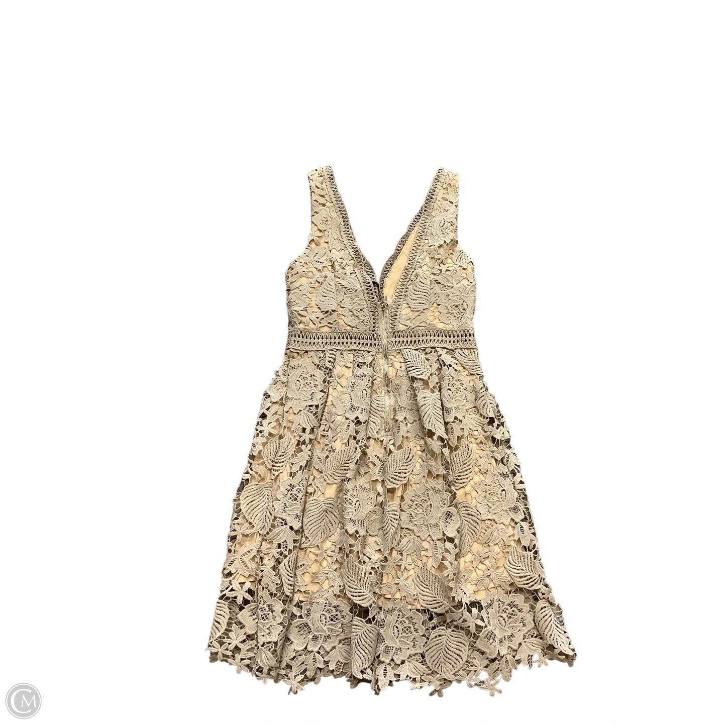 Dress Casual Short By Romeo And Juliet In Tan, Size: M