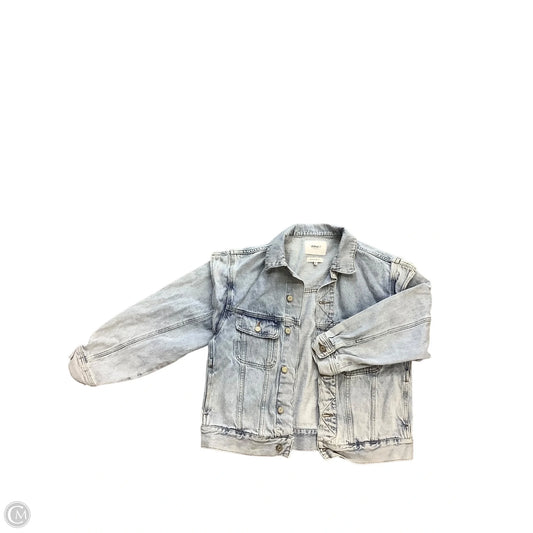 Jacket Denim By Vervet In Blue, Size: M