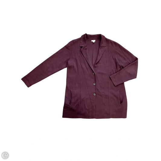Cardigan By J. Jill In Purple, Size: L