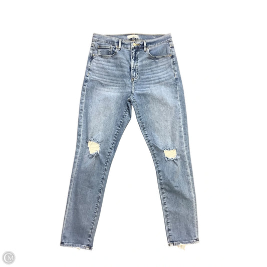 Jeans Skinny By Loft In Blue, Size: 8