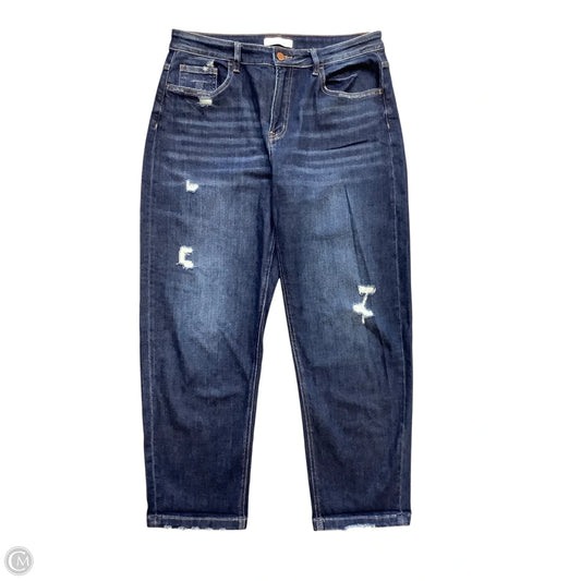 Jeans Wide Leg By Flying Monkey In Blue Denim, Size: 12/14(31)