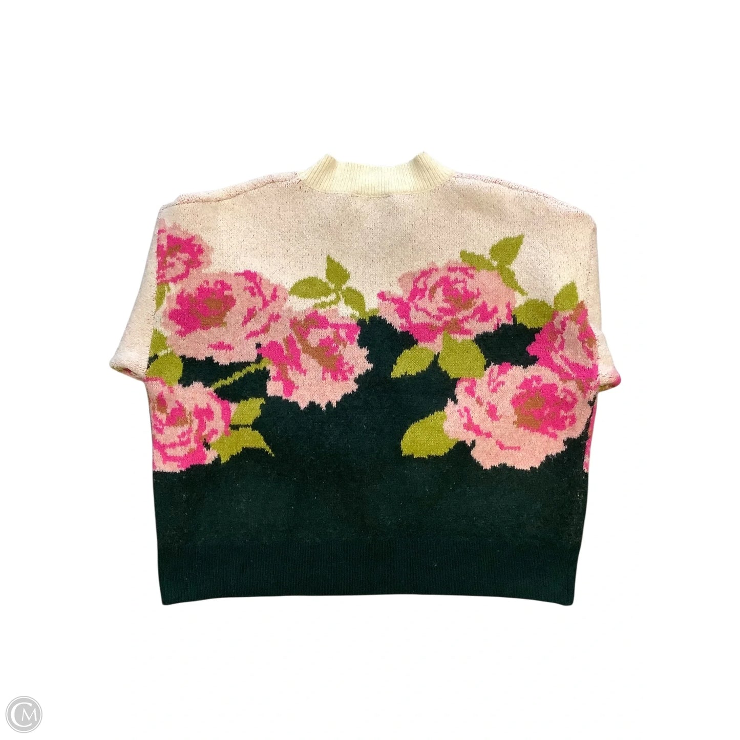 Sweater By Clothes Mentor In Cream, Size: L