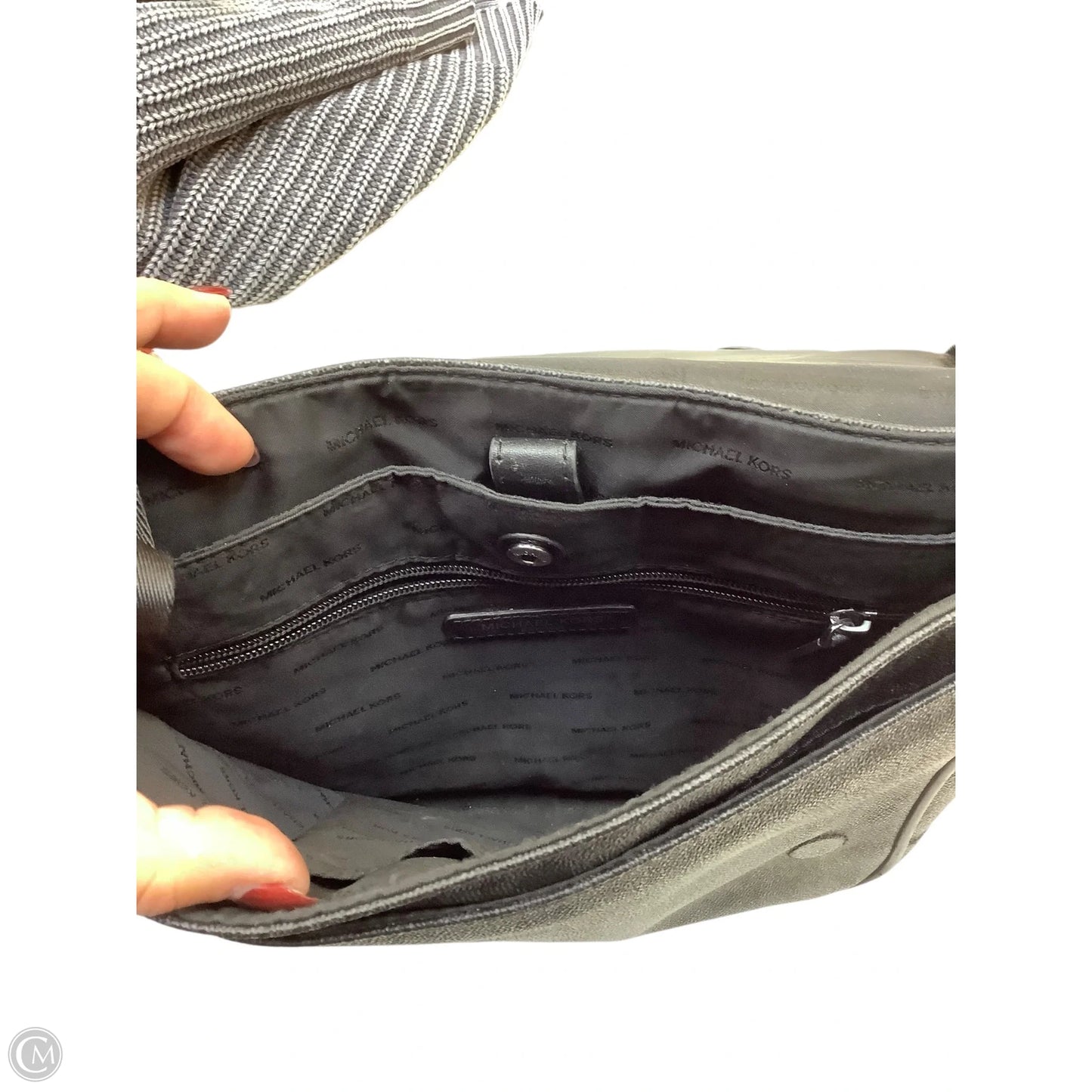 Crossbody Designer By Michael Kors, Size: Medium